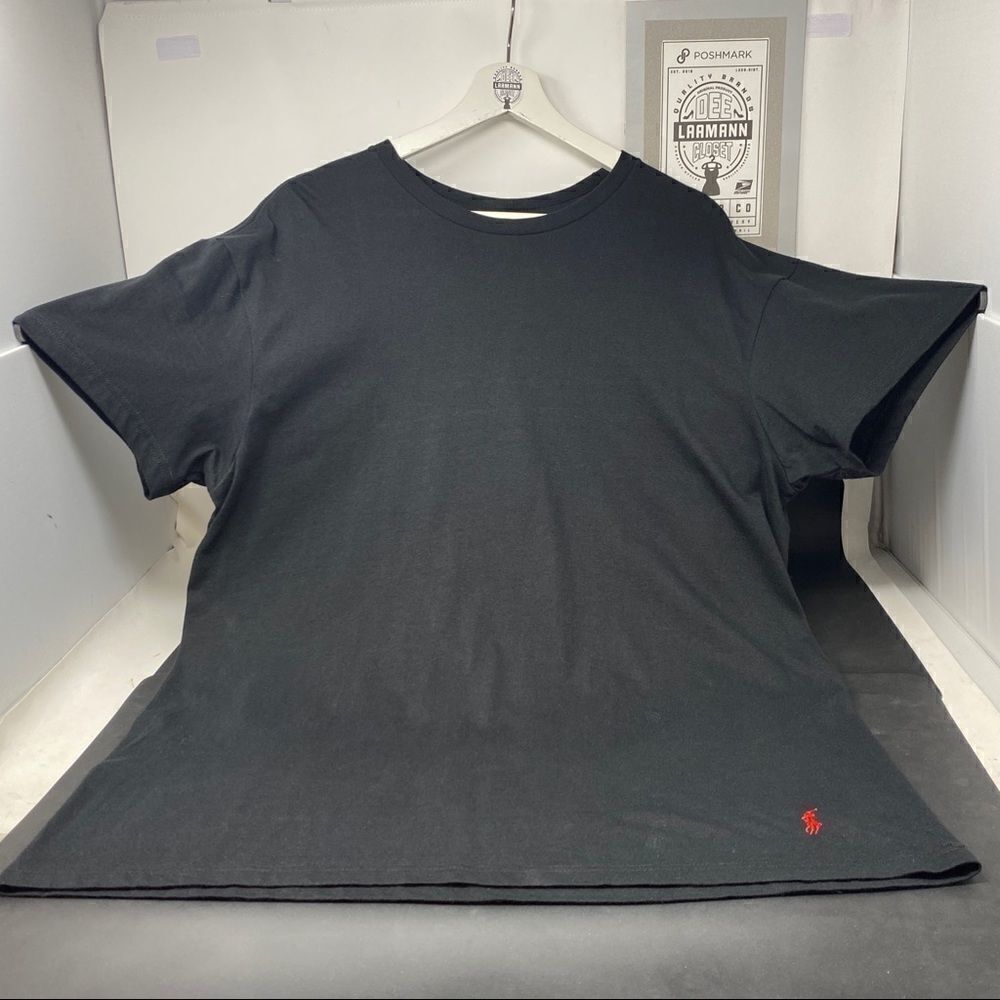 NEW Polo Ralph Lauren Black-T wRed Embroidery Logo